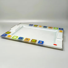 Load image into Gallery viewer, 1970s Astonishing Tray By Albatros in Murano Glass. Made in Italy Madinteriorart by Maden
