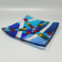 Load image into Gallery viewer, 1970s Mid-Century Modern Geometric Murano Glass Vide-Poche by Albatros, Signed GM
