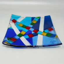 Load image into Gallery viewer, 1970s Mid-Century Modern Geometric Murano Glass Vide-Poche by Albatros, Signed GM
