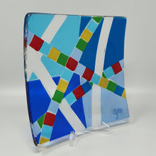 Load image into Gallery viewer, 1970s Mid-Century Modern Geometric Murano Glass Vide-Poche by Albatros, Signed GM
