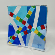 Load image into Gallery viewer, 1970s Mid-Century Modern Geometric Murano Glass Vide-Poche by Albatros, Signed GM
