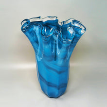 Load image into Gallery viewer, 1970s Exquisite "Fazzoletto" Murano Glass Vase by Dogi. Made in Italy Madinteriorart by Maden

