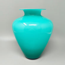 Load image into Gallery viewer, 1970s Exquisite Murano Glass Aquamarine Vase by Ca' dei Vetrai Madinteriorart by Maden
