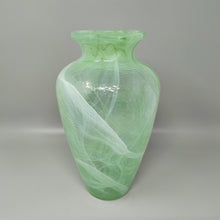 Load image into Gallery viewer, 1970s Exquisited Handcrafted Green Vase by Michielotto in Murano Glass. Madinteriorart by Maden
