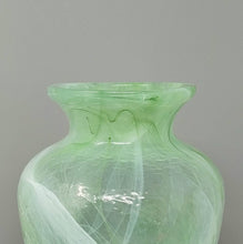 Load image into Gallery viewer, 1970s Exquisited Handcrafted Green Vase by Michielotto in Murano Glass. Madinteriorart by Maden
