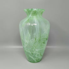 Load image into Gallery viewer, 1970s Exquisited Handcrafted Green Vase by Michielotto in Murano Glass. Madinteriorart by Maden
