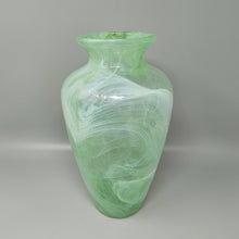 Load image into Gallery viewer, 1970s Exquisited Handcrafted Green Vase by Michielotto in Murano Glass. Madinteriorart by Maden
