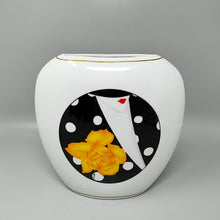 Load image into Gallery viewer, 1970s Gogeous Porcelain Vase by R. Ortol for Limoges. Made in France Madinteriorartshop by Maden
