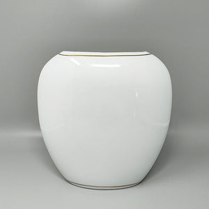 1970s Gogeous Porcelain Vase by R. Ortol for Limoges. Made in France Madinteriorartshop by Maden