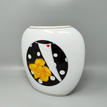 Load image into Gallery viewer, 1970s Gogeous Porcelain Vase by R. Ortol for Limoges. Made in France Madinteriorartshop by Maden
