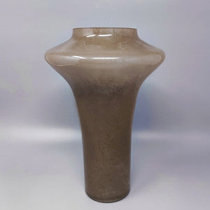 1970s Gorgeous Beige Vase in Murano Glass by Dogi. Made in Italy Madinteriorart by Maden