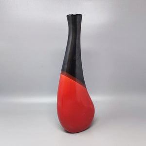 1970s Gorgeous Big Red Vase by Marei Ceramic. Made in Germany Madinteriorart by Maden