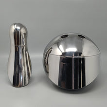 Load image into Gallery viewer, 1970s Gorgeous &quot;Bowling&quot; Cocktail Shaker With Ice Bucket Tauma by Guzzini. Made in Italy Madinteriorart by Maden
