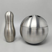 Load image into Gallery viewer, 1970s Gorgeous &quot;Bowling&quot; Cocktail Shaker With Ice Bucket Tauma by Guzzini. Made in Italy Madinteriorart by Maden
