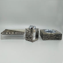 Load image into Gallery viewer, 1970s Gorgeous Brutalist Smoking Set. Made in Italy Madinteriorart by Maden
