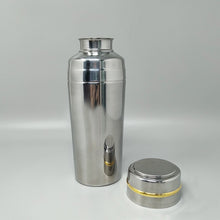 Load image into Gallery viewer, 1970s Gorgeous Cocktail Shaker in Gold 24K and Stainless Steel With Ice Bucket by Mepra. Made in Italy Madinteriorart by Maden

