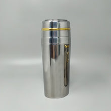 Load image into Gallery viewer, 1970s Gorgeous Cocktail Shaker in Gold 24K and Stainless Steel With Ice Bucket by Mepra. Made in Italy Madinteriorart by Maden
