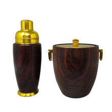 Load image into Gallery viewer, 1970s Gorgeous Cocktail Shaker With Ice Bucket by Aldo Tura. Made in Italy Madinteriorart by Maden
