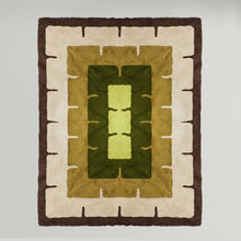 Load image into Gallery viewer, 1970s Gorgeous Geometric Space Age Rug in Wool. Made in Italy Madinteriorart by Maden
