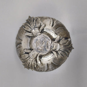 1970s Gorgeous ice bucket "Artichoke" silver plated by Mauro Manetti for Fonderia d'Arte Firenze. Madinteriorart by Maden