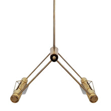 Load image into Gallery viewer, 1970s Gorgeous Pendant Lamp in Brass by Cattaneo. Made in Italy Madinteriorart by Maden
