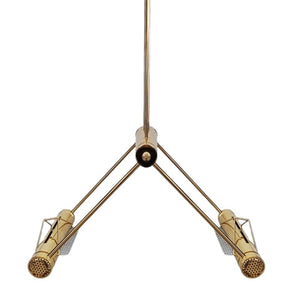 1970s Gorgeous Pendant Lamp in Brass by Cattaneo. Made in Italy Madinteriorart by Maden