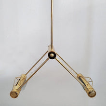 Load image into Gallery viewer, 1970s Gorgeous Pendant Lamp in Brass by Cattaneo. Made in Italy Madinteriorart by Maden
