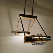 Load image into Gallery viewer, 1970s Gorgeous Pendant Lamp in Brass by Cattaneo. Made in Italy Madinteriorart by Maden
