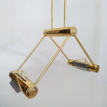 Load image into Gallery viewer, 1970s Gorgeous Pendant Lamp in Brass by Cattaneo. Made in Italy Madinteriorart by Maden
