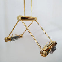 Load image into Gallery viewer, 1970s Gorgeous Pendant Lamp in Brass by Cattaneo. Made in Italy Madinteriorart by Maden
