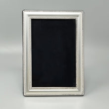 Load image into Gallery viewer, 1970s Gorgeous Photo Frame in Silver Plated with Glass. Made in Italy

