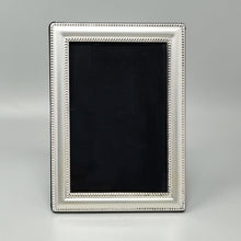 Load image into Gallery viewer, 1970s Gorgeous Photo Frame in Silver Plated with Glass. Made in Italy Madinteriorart by Maden
