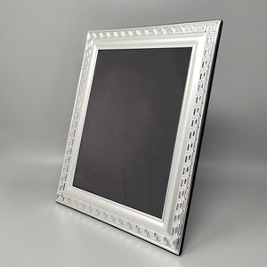1970s Gorgeous Photo Frame in Silver Plated with Glass. Made in Italy Madinteriorart by Maden
