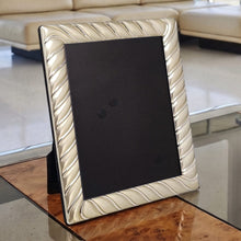 Load image into Gallery viewer, 1970s Gorgeous Photo Frame in Silver Plated with Glass. Made in Italy Madinteriorart by Maden
