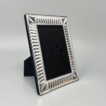 Load image into Gallery viewer, 1970s Gorgeous Photo Frame in Silver Plated with Glass. Made in Italy Madinteriorart by Maden
