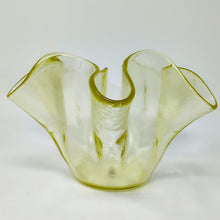 Load image into Gallery viewer, 1970s Italian Murano Glass Yellow "Fazzoletto" Handkerchief Vase by Dogi Madinteriorart by Maden
