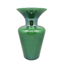 Load image into Gallery viewer, 1970s Luxury handcrafted Green Vase in Murano glass by Maestro del Vetro. Made in Italy. Madinteriorart by Maden
