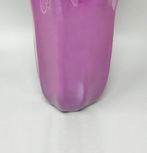Load image into Gallery viewer, 1970s Michielotto Magenta-Pink Fazzoletto Murano Glass Vase. Madinteriorart by Maden
