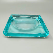 Load image into Gallery viewer, 1970s Mid-century Aquamarine Ashtray by Fontana Arte. Made in Italy Madinteriorart by Maden

