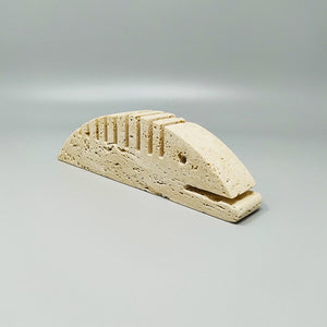 1970s Original Big Travertine Fish Sculpture by Enzo Mari for F.lli Mannelli Madinteriorart by Maden