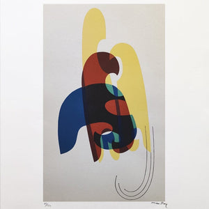 1970s Original Gorgeous Man Ray "Shadows" Limited Edition Lithograph Madinteriorart by Maden