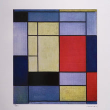 Load image into Gallery viewer, 1970s Original Gorgeous Piet Mondrian &quot;Composition I&quot; Limited Edition Lithograph Madinteriorart by Maden
