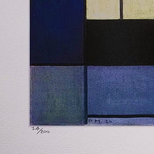 Load image into Gallery viewer, 1970s Original Gorgeous Piet Mondrian &quot;Composition I&quot; Limited Edition Lithograph Madinteriorart by Maden
