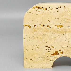 1970s Original Travertine Elephant Sculpture by Enzo Mari for F.lli Mannelli Madinteriorart by Maden