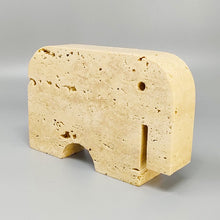 Load image into Gallery viewer, 1970s Original Travertine Elephant Sculpture by Enzo Mari for F.lli Mannelli Madinteriorart by Maden
