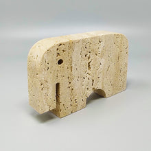 Load image into Gallery viewer, 1970s Original Travertine Elephant Sculpture by Enzo Mari for F.lli Mannelli Madinteriorart by Maden

