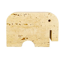 Load image into Gallery viewer, 1970s Original Travertine Elephant Sculpture by Enzo Mari for F.lli Mannelli Madinteriorart by Maden
