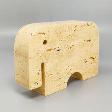 Load image into Gallery viewer, 1970s Original Travertine Elephant Sculpture by Enzo Mari for F.lli Mannelli Madinteriorart by Maden
