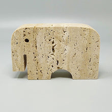 Load image into Gallery viewer, 1970s Original Travertine Elephant Sculpture by Enzo Mari for F.lli Mannelli Madinteriorart by Maden
