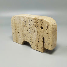 Load image into Gallery viewer, 1970s Original Travertine Elephant Sculpture by Enzo Mari for F.lli Mannelli Madinteriorart by Maden
